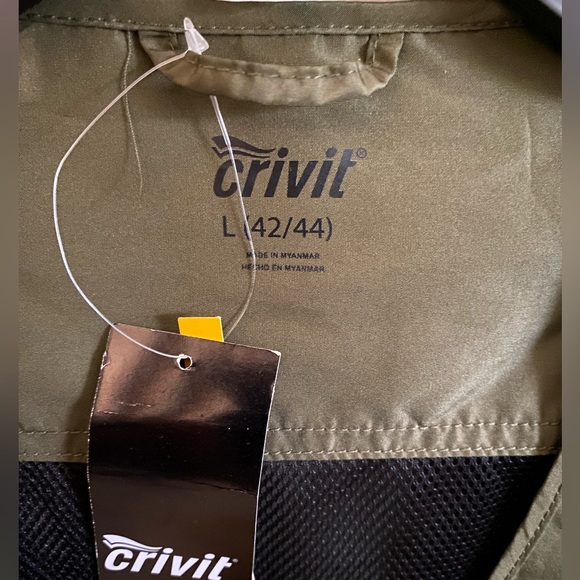 Crivit Army Green Utility Vest - Picture 3 of 3